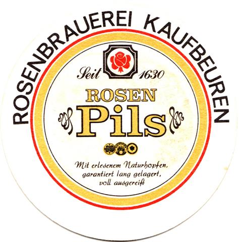 kaufbeuren kf-by rosen rund 3a (205-rosen pils-o schrift mager)